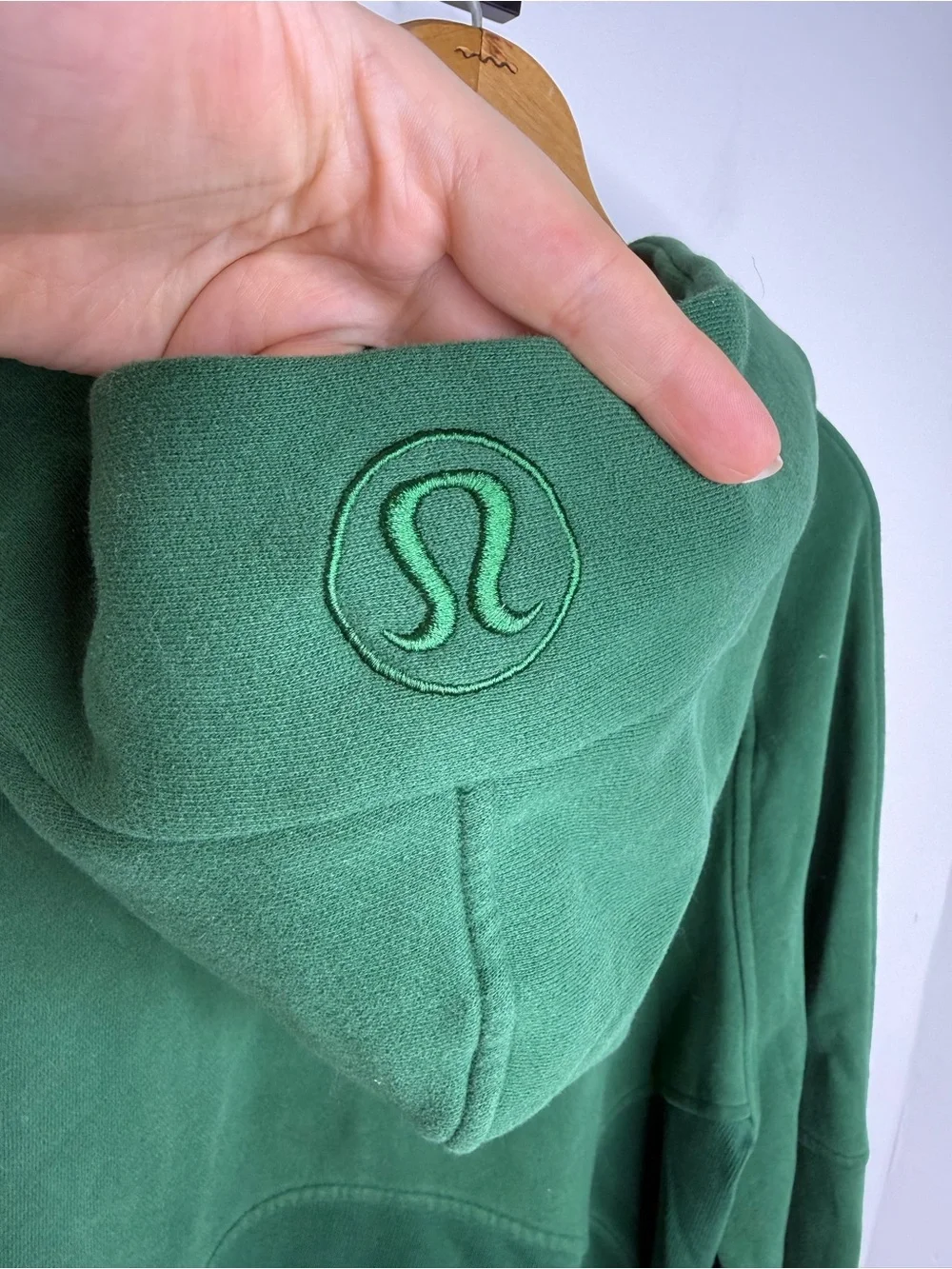 LULULEMON Everglade Green Scuba Oversized Half Zip Hoodie